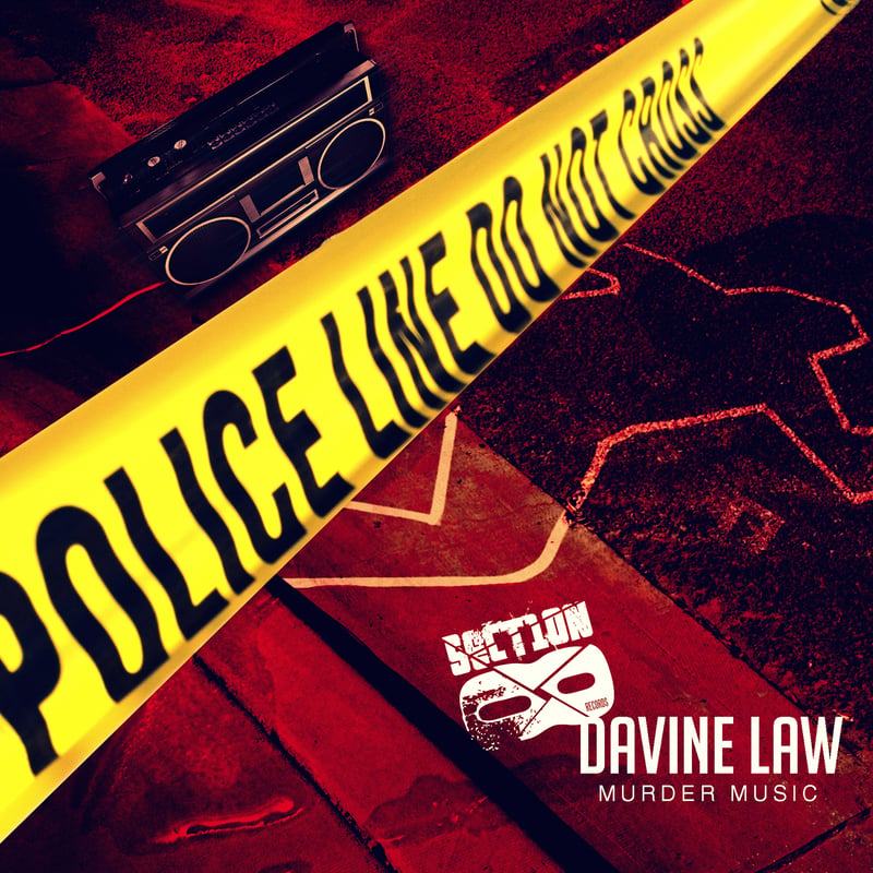 Murder Music EP by Davine Law & Legacey: cover art