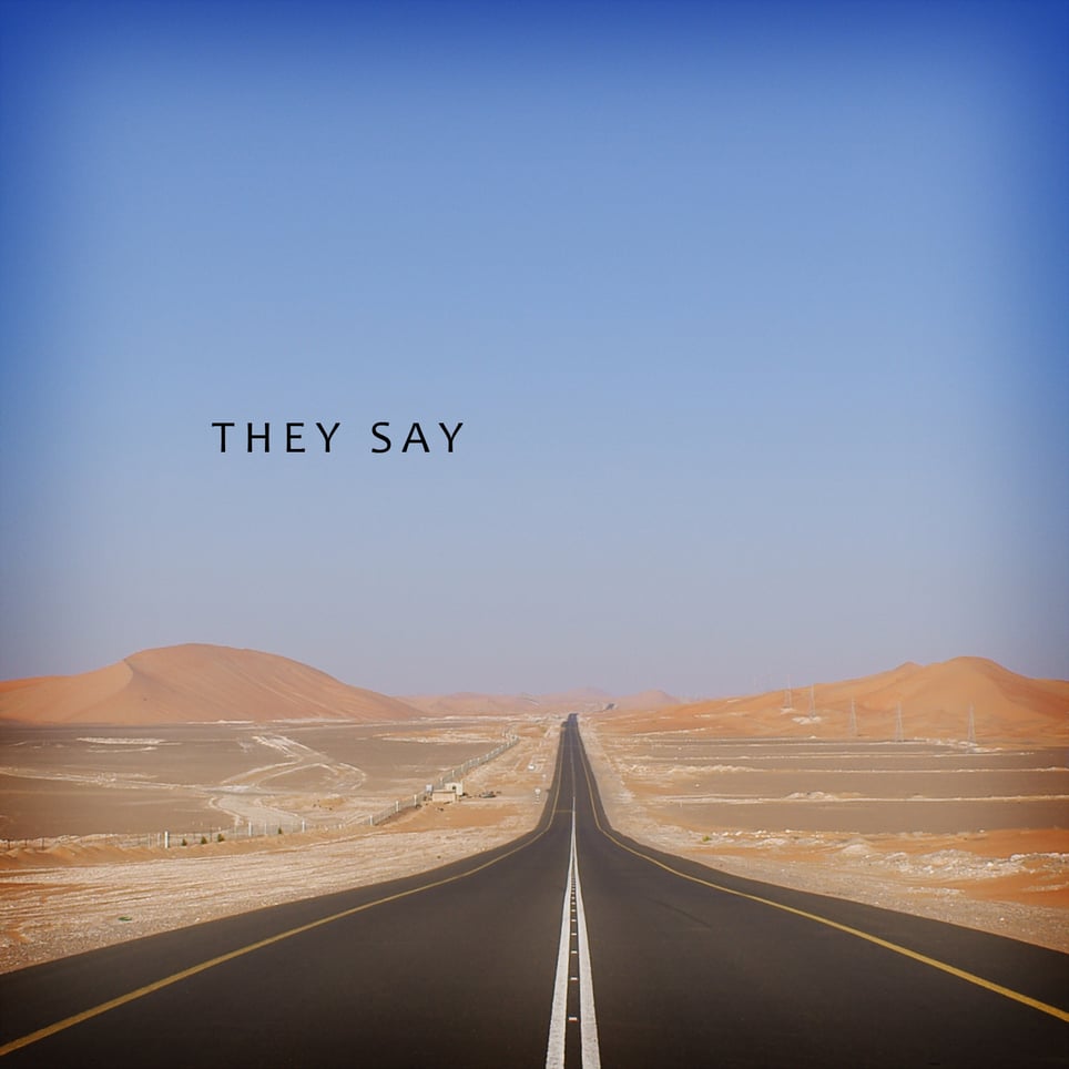 They Say cover